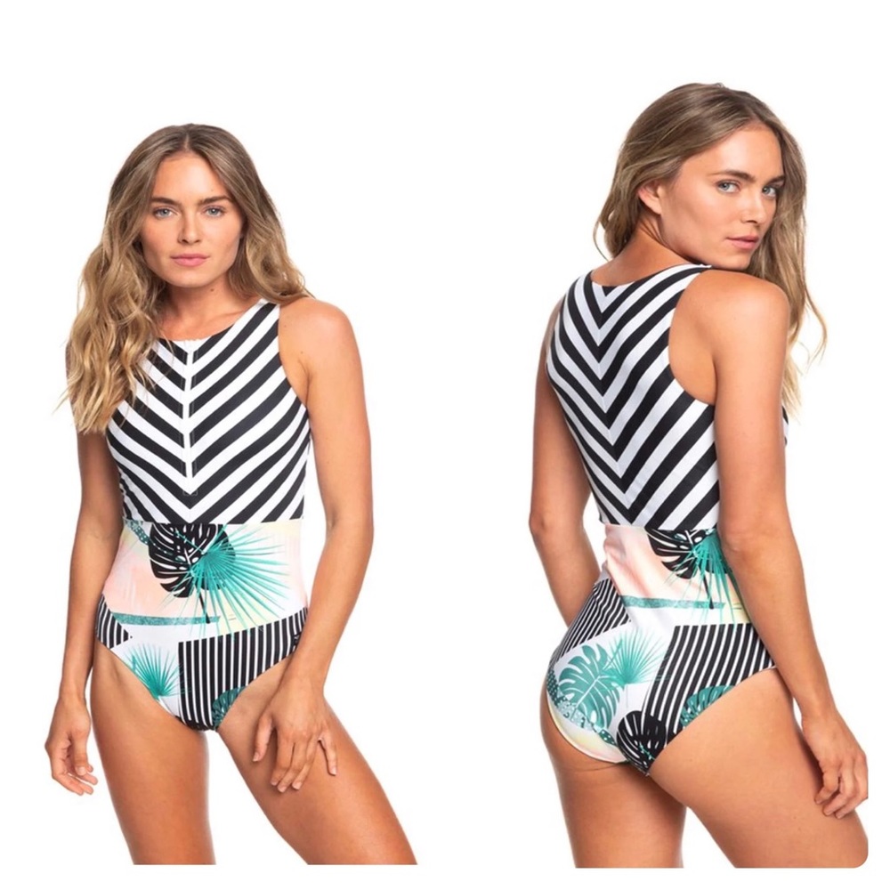 ROXY WOMENS POP-SURF One Piece Swimsuit